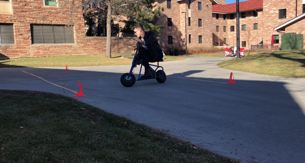 Drill Powered Bike Practice Pre-Race
